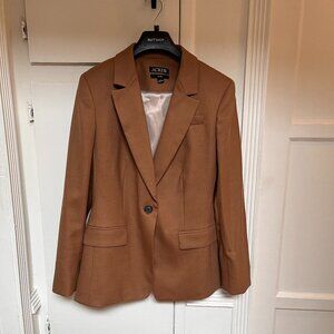 J. Crew Tan Blazer Tailored Wool-Blend